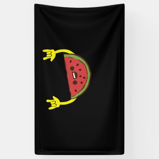 Banderoles Fruits de pastèque - Fruit de pastèque été (Vertical)