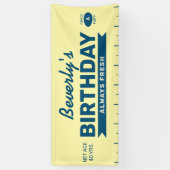 Banderoles Fun Always Fresh Stick of Butter Birthday Party (Vertical)