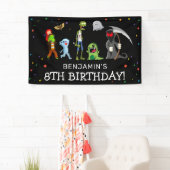 Banderoles Fun Halloween Anniversaire de enfant Party (En situation)