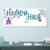 Banderoles Fun Halloween Maison hantée (Salon professionnel)