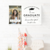 Banderoles Fun Photo Collage Graduation Félicitations (En situation)