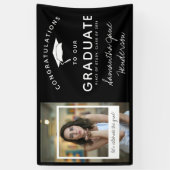 Banderoles Fun Photo Collage Graduation Félicitations (Vertical)