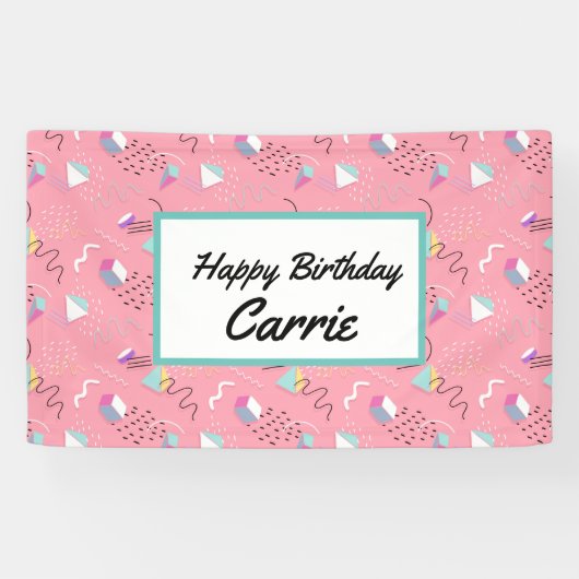 Banderoles Fun Pink 1990 (Horizontal)