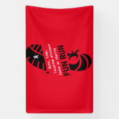 Banderoles Fun Run Event Cause Charity Promotion T-Shirt Coff (Verticale)