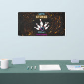 Banderoles Fun Strike cool sports bleu Bowling 10e anniversai (Salon professionnel)