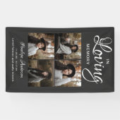 Banderoles Funérailles de collection de photos moderne 4 (Horizontal)