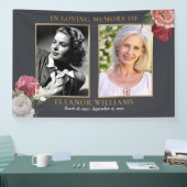 Banderoles Funérailles Florale 2 Photo Célébration De La Vie (Salon professionnel)