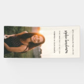 Banderoles Funérailles modernes | Célébration de la vie Photo (Horizontal)