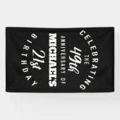 Banderoles Funny 70e anniversaire Personnalisé (Horizontal)