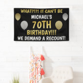 Banderoles Funny 70th Birthday (En situation)