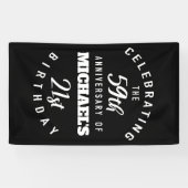 Banderoles Funny 80e anniversaire Personnalisé (Horizontal)