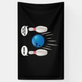Banderoles Funny Bowling - Cadeau Pour Bowlers (Vertical)