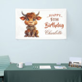 Banderoles FUNNY Brown blanc sucré vache (Salon professionnel)