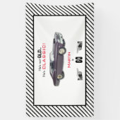 Banderoles Funny Custom Pas Vieux Mais Classique Voiture 60e  (Vertical)
