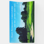 Banderoles Funny Golfing Retraite Félicitations (Vertical)