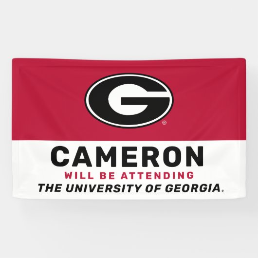 Banderoles Future University of Georgia Grad (Horizontal)