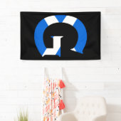 Banderoles G Monogramme superposé sur le drapeau écossais (v) (En situation)