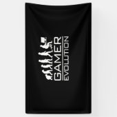 Banderoles Gamer Gift | Évolution des gamers (Vertical)