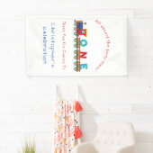 Banderoles Garçon 1er Anniversaire Train Chugga Chugga Choo C (En situation)