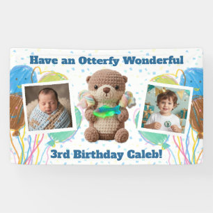 Banderoles Garçon d'anniversaire personnalisé sur le thème de