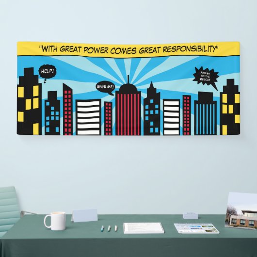 Banderoles Garçon superbe (Salon professionnel)