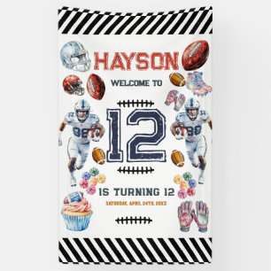 Banderoles Garçons Football Sports Anniversaire Fête Bienvenu