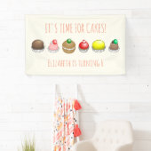 Banderoles Gâteaux colorés et délicieux (En situation)