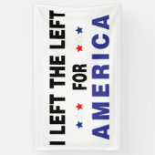 Banderoles Gauche Pour L'Amérique (Vertical)