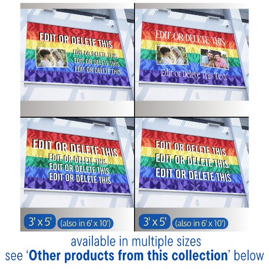 Banderoles Gay LGBT Classic Arc-en-ciel Drapeau Arc-en-ciel C