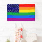 Banderoles Gaymerican Pride (En situation)