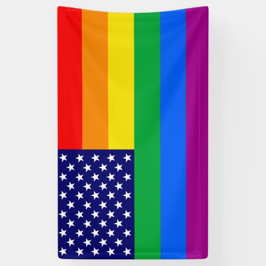 Banderoles Gaymerican Pride (Vertical)