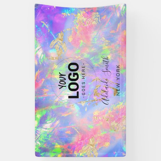 Banderoles gemstone couleur néon (Vertical)