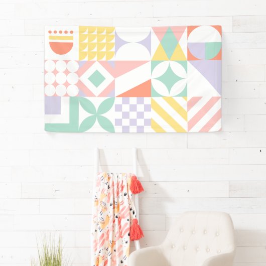 Banderoles géométrique n° 32 (En situation)