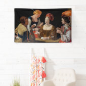 Banderoles Georges de la Tour - Cheat avec l'As des Diamants (En situation)