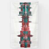 Banderoles Georgetown Guyana Skyline (Vertical)