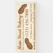 Banderoles Ginger Snap Biscuit Boulangerie Bake Vente Busines (Vertical)