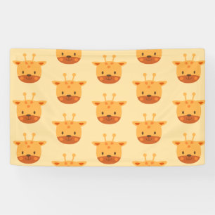 Banderoles Giraffe Anniversaire Art pour enfants