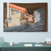 Banderoles Giuseppe Arcimboldo - Le Bibliothécaire (Salon professionnel)