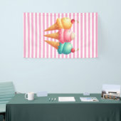 Banderoles Glace colorée (Salon professionnel)