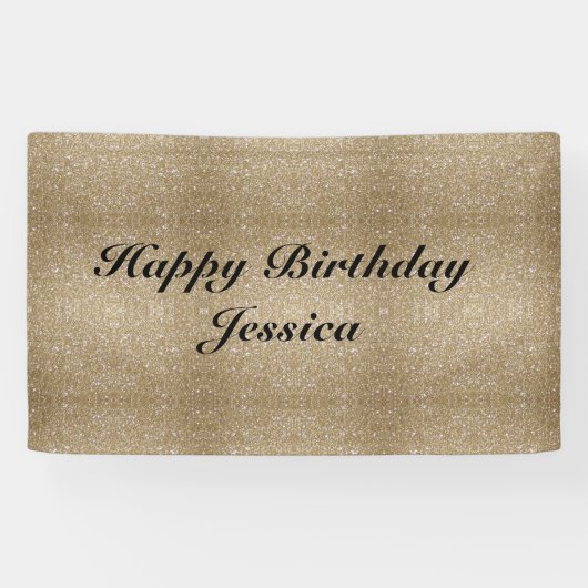 Banderoles Glamor Glitz Bokeh illumine la parties scintillant (Horizontal)