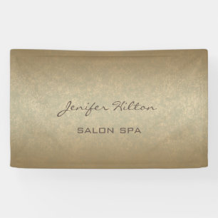 Banderoles Glamour moderne chic fausse texture or