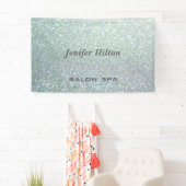 Banderoles Glamour moderne chic glittery (En situation)