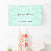 Banderoles Glamour moderne chic glittery (En situation)