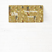 Banderoles Glitzy Sparkling Happy Any Age Birthday (Insitu)