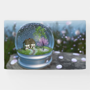 Banderoles Globe de fleurs de cerisier