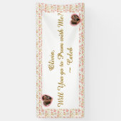 Banderoles  Go to Prom with Me | Romantic Promposal (Vertical)