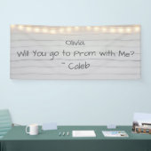 Banderoles  Go to Prom with Me | Romantic Promposal (Salon professionnel)