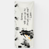 Banderoles  Go to Prom with Me | Romantic Promposal (Vertical)