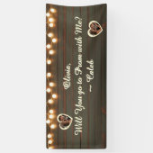 Banderoles  Go to Prom with Me | Romantic Promposal (Vertical)