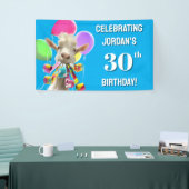 Banderoles Goat with Party Blowers (Salon professionnel)